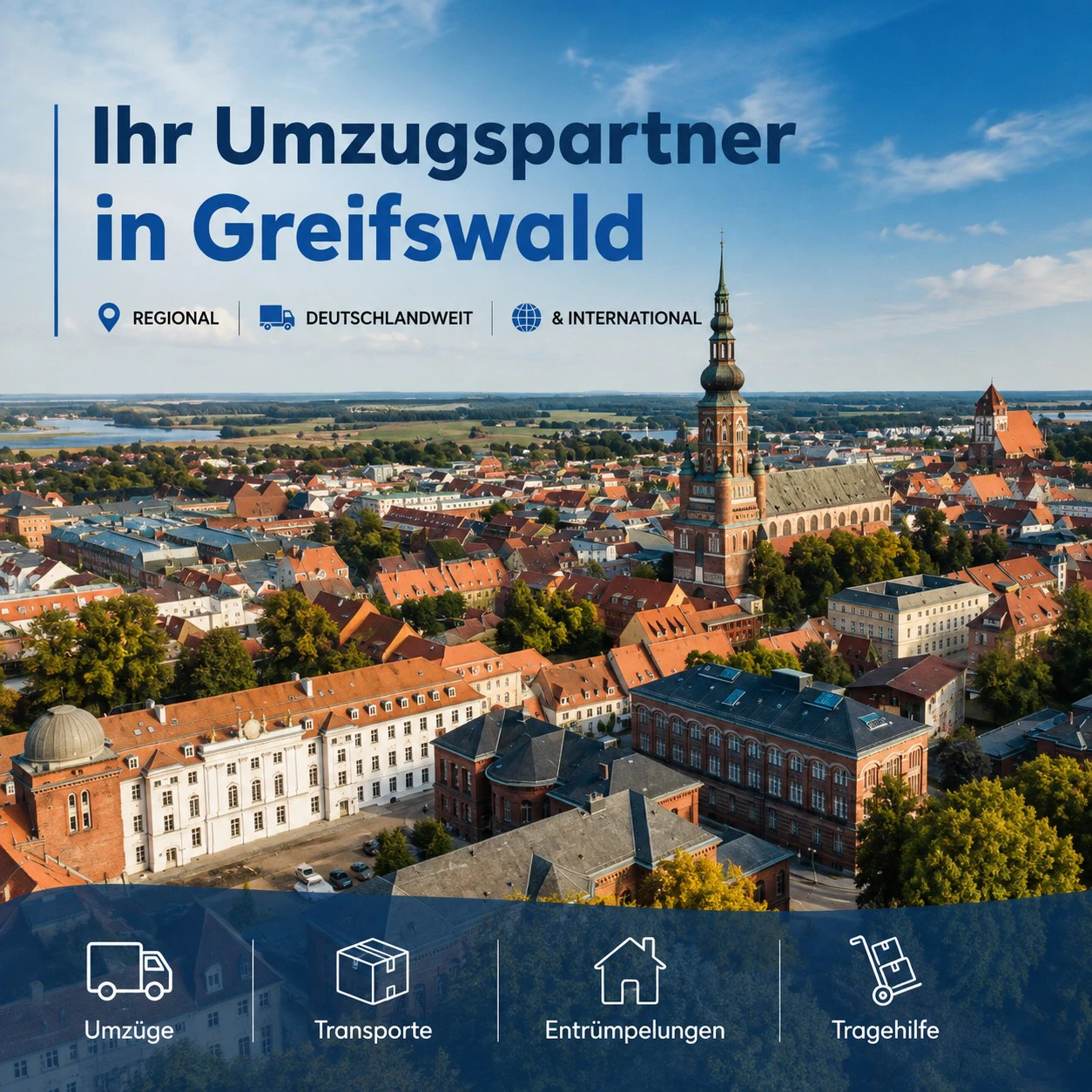 Umzug in Greifswald mit UmzugPartner