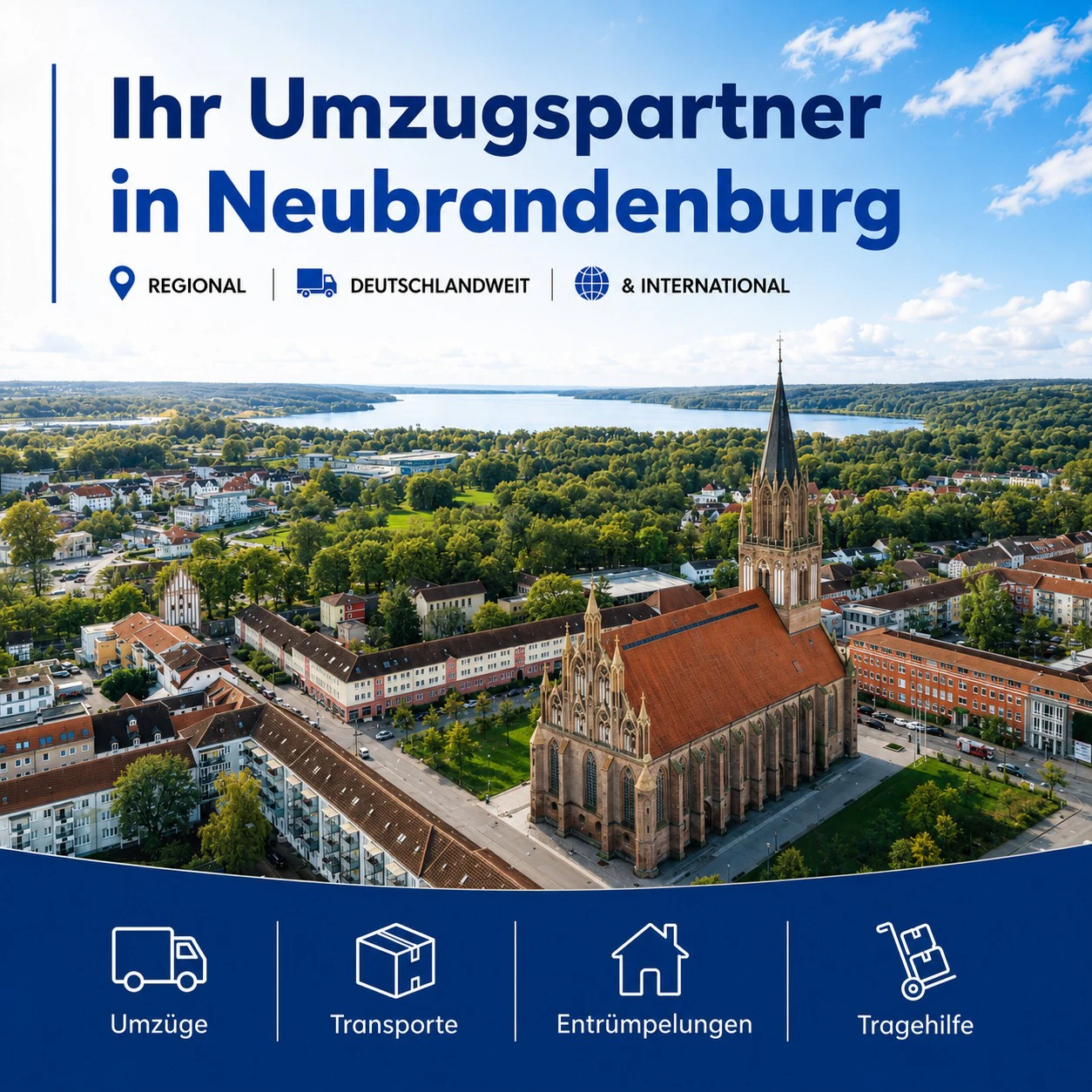 Umzug in Neubrandenburg mit UmzugPartner