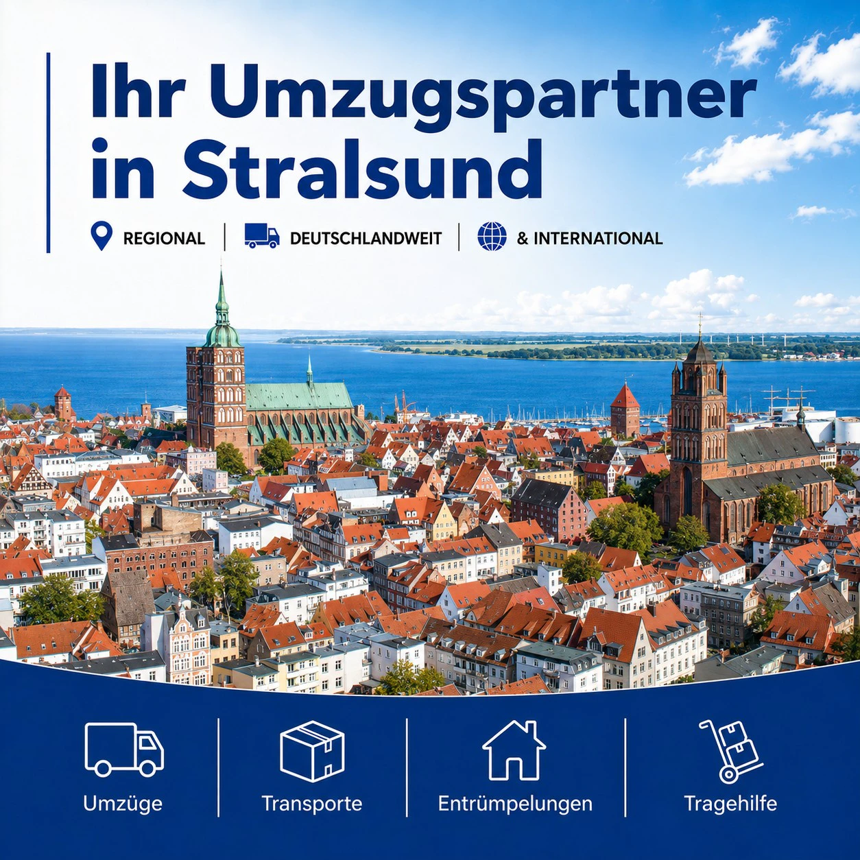 Umzug in Stralsund mit UmzugPartner